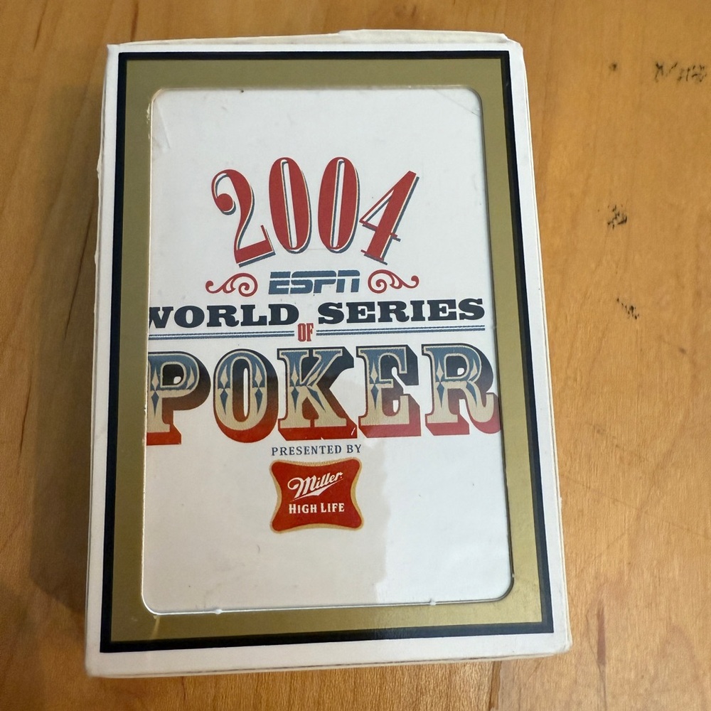 2004 ESPN World Series of Poker Playing Cards. New and unused.